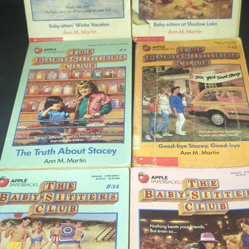 vintage paperback books from The Baby-Sitters Club series by Ann M. Martin. - Picture 3 of 4